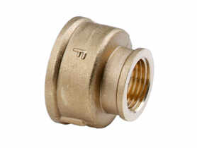 Mufa redukcyjna mosiężna 6/4x5/4 żółta FERRO