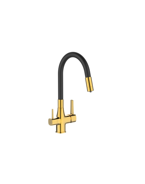 Zdjęcie: Bateria zlewozmywakowa z filtrem Glamour złota INVENA