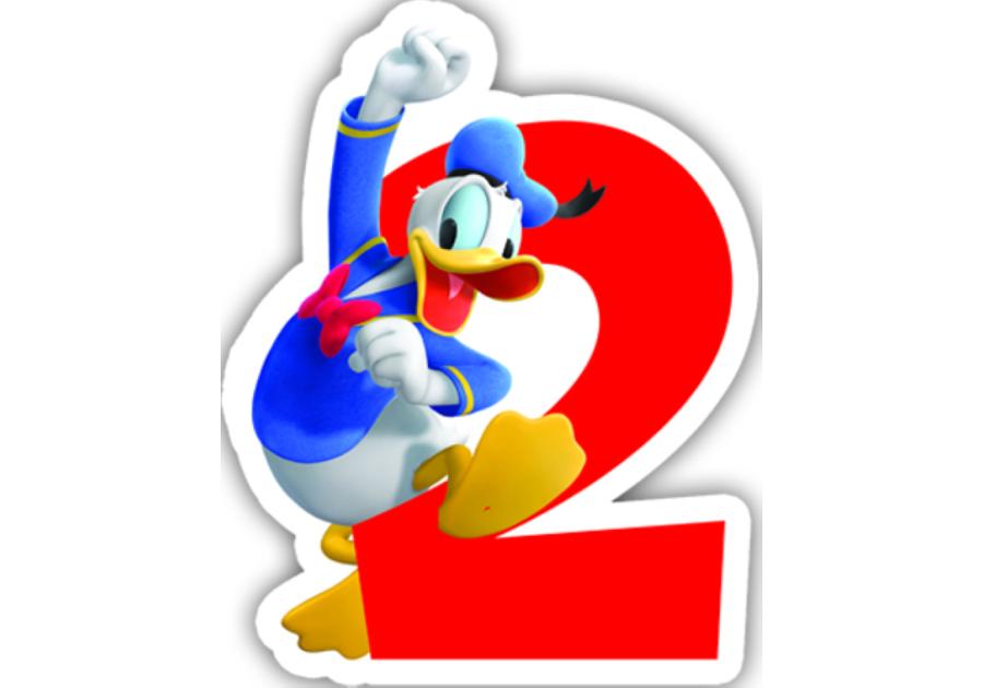 Zdjęcie: Świeczka urodzinowa Playful Mickey 2 DISNEY