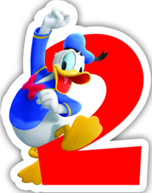 Zdjęcie: Świeczka urodzinowa Playful Mickey 2 DISNEY