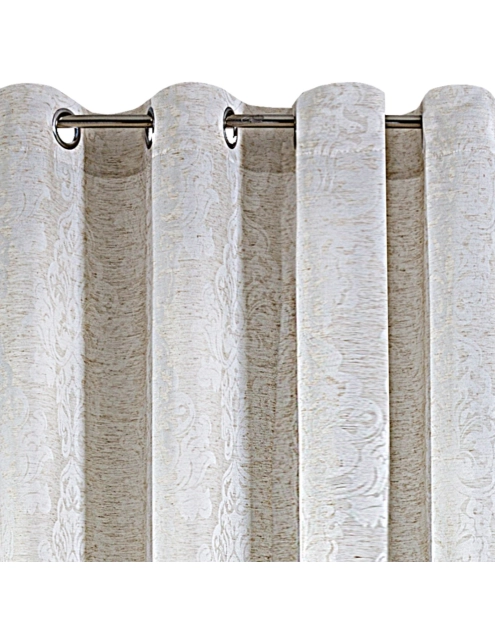 Zdjęcie: Zasłona Erica 140x250 cm naturalna na przelotkach EUROFIRANY