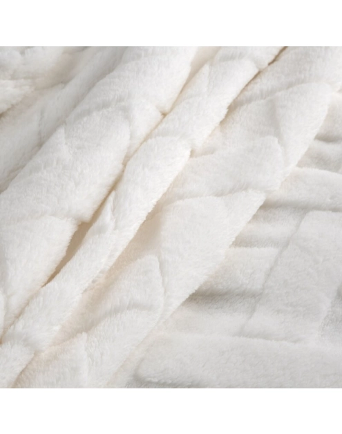 Zdjęcie: Koc kremowy 150 x 200 cm D91 Caro EUROFIRANY