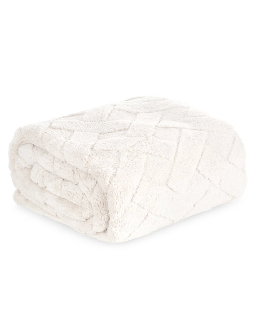 Zdjęcie: Koc kremowy 150 x 200 cm D91 Caro EUROFIRANY