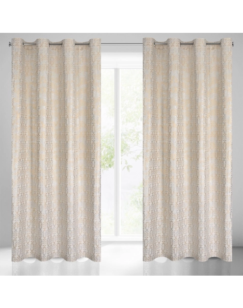 Zdjęcie: Zasłona gotowa Laura 140x250 cm kremowy EUROFIRANY