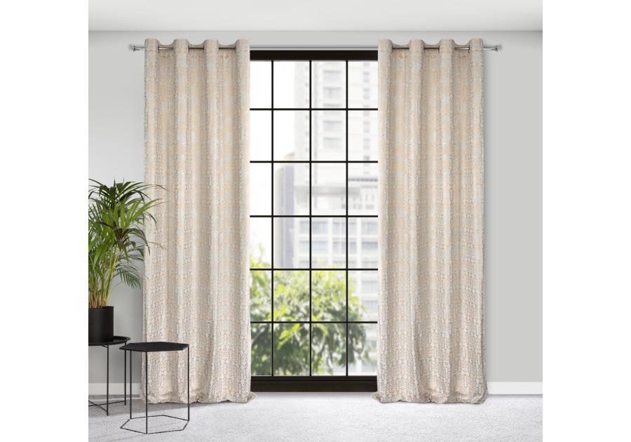 Zdjęcie: Zasłona gotowa Laura 140x250 cm kremowy EUROFIRANY