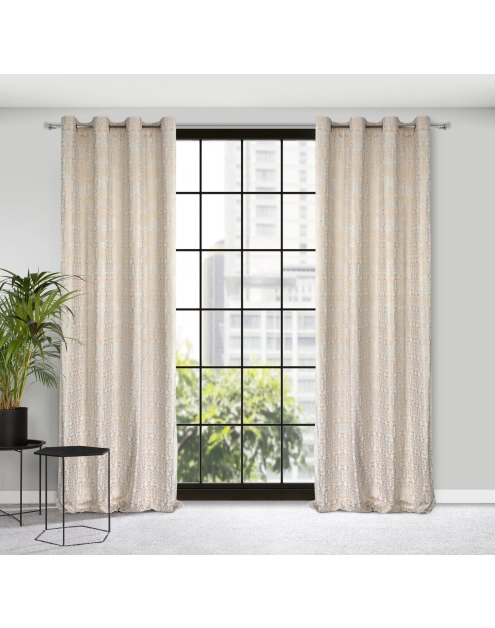 Zdjęcie: Zasłona gotowa Laura 140x250 cm kremowy EUROFIRANY