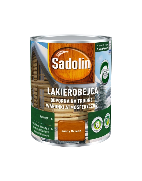 Zdjęcie: Lakierobejca odporna na trudne warunki atomosferyczne 0,75 L jasny orzech SADOLIN