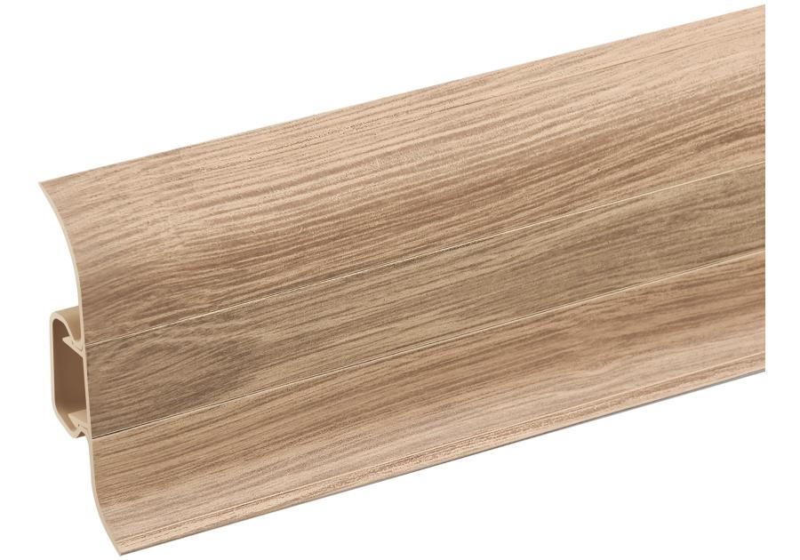 Zdjęcie: Listwa przypodłogowa PVC Premium Classic 22x59 mm; 2,20 m Dąb Country Mat CEZAR