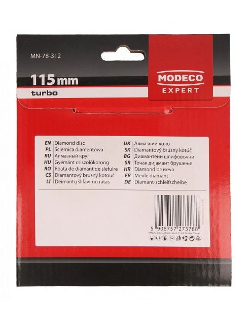 Zdjęcie: Ściernice diamentowe segmentowe typu Turbo 115 mm RAWLPLUG