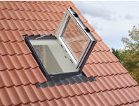 Zdjęcie: Okno wyłazowe GXL FK06 2070 drewniane, malowane na biało VELUX