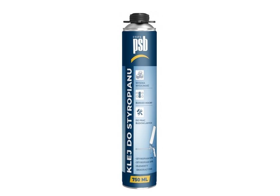 Zdjęcie: Klej do styropianu w wersji pistoletowej 750 ml PSB