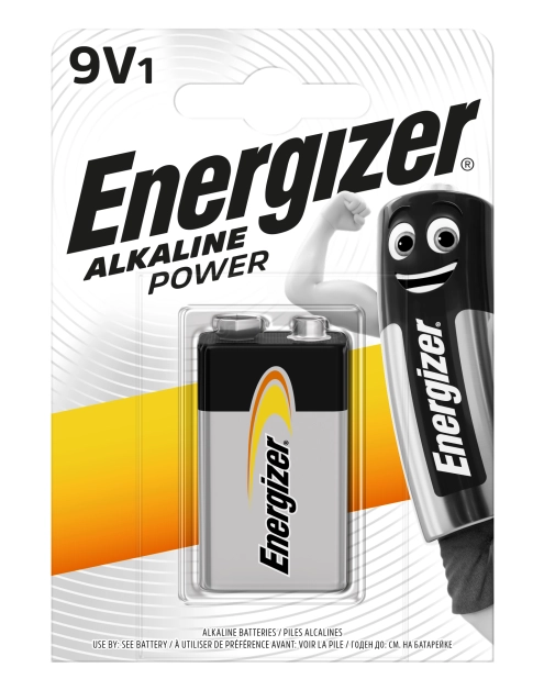Zdjęcie: Bateria Alkaline Power 9V 6LR61 blister ENERGIZER