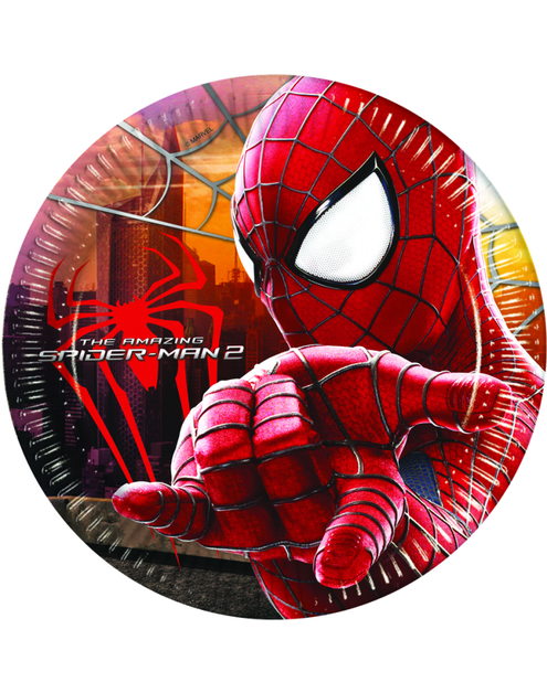Zdjęcie: Talerze papierowe Amazing Spiderman 2, 20 cm - 8 szt. DISNEY