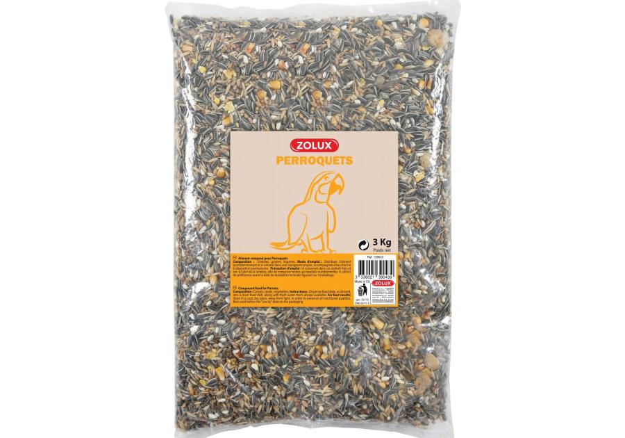Zdjęcie: Pokarm mieszanka dla papug 3 kg ZOLUX
