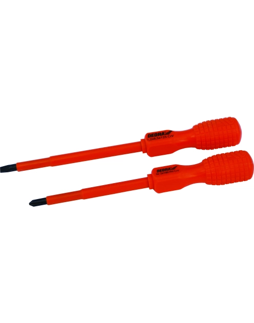 Zdjęcie: Wkrętak elektrotechniczny (-) 0,6x3,0  -75 mm rękojeść B DEDRA