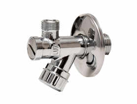 Zawór kątowy grzybkowy luxor z filtrem 1/2 x 3/8 TYCNER