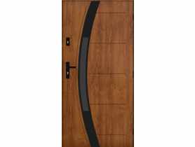 Drzwi zewnętrzne amazonka złoty dąb 80p komplet PANTOR