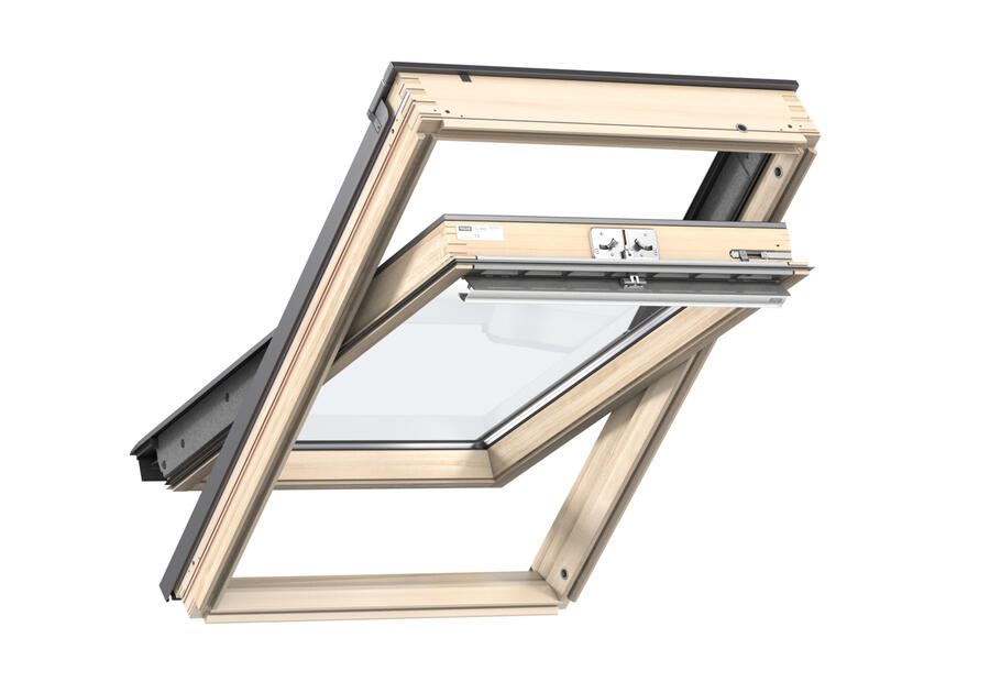 Zdjęcie: Okno GGL 3070 drewniane otwierane u góry, 94x98 cm VELUX