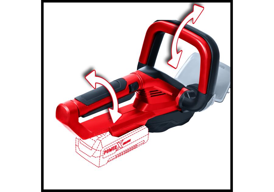 Zdjęcie: Nożyce do żywopłotu akumulatorowe GE-CH 18/50 Li-Solo 3410910 EINHELL