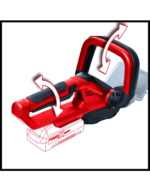 Zdjęcie: Nożyce do żywopłotu akumulatorowe GE-CH 18/50 Li-Solo 3410910 EINHELL