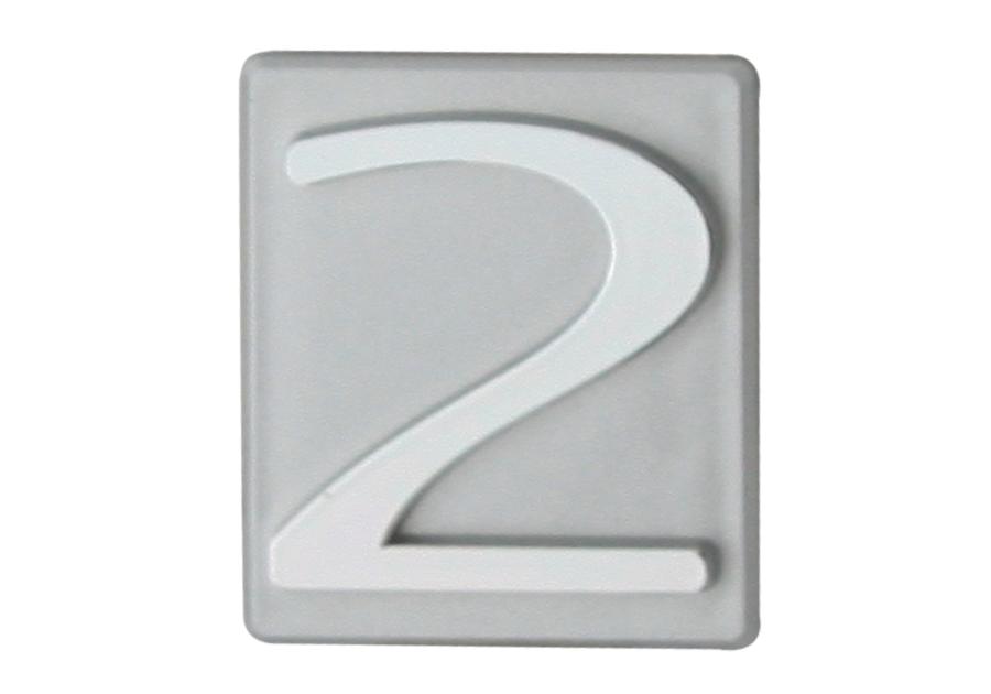 Zdjęcie: Cyferka Inv srebrna 2 DOMINO