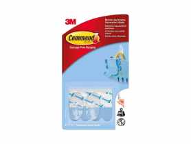 Haczyki przezroczyste uniwersalne małe 2 szt. COMMNAD