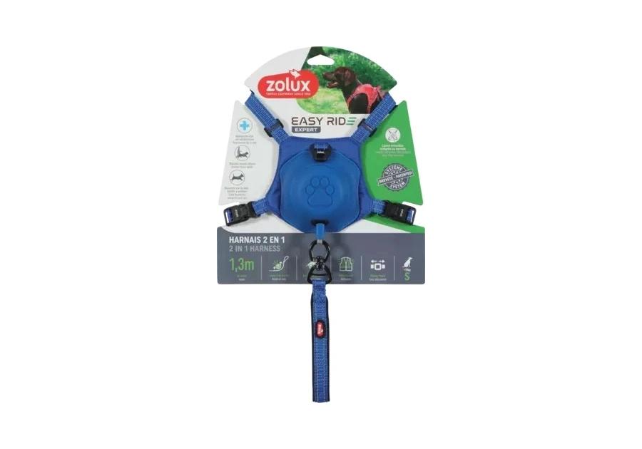 Zdjęcie: Szelki dla psa ze smyczą automatyczną Easyride S 17x34x13 cm ZOLUX