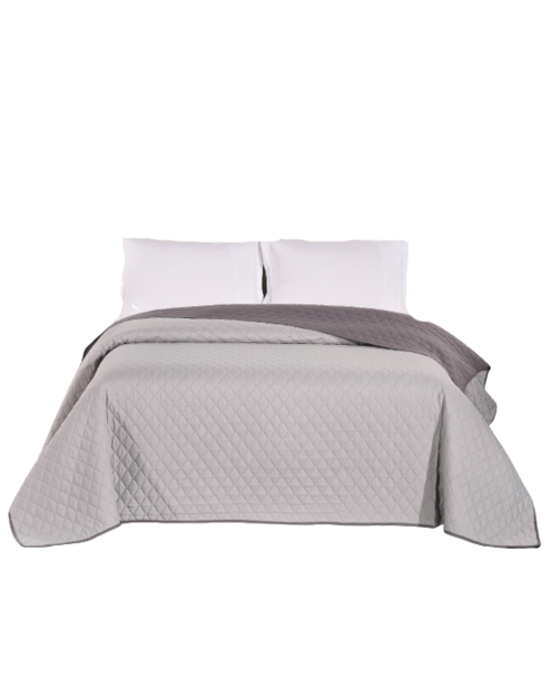 Zdjęcie: Narzuta Axel steel+silver 260x280 cm DECOKING