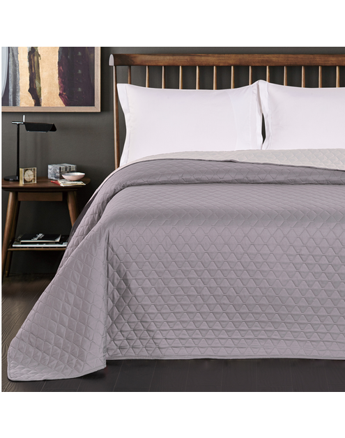 Zdjęcie: Narzuta Axel steel+silver 260x280 cm DECOKING