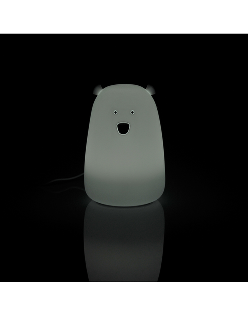Zdjęcie: Lampka silikonowa Miś biała WRGB akumulator+USB POLUX
