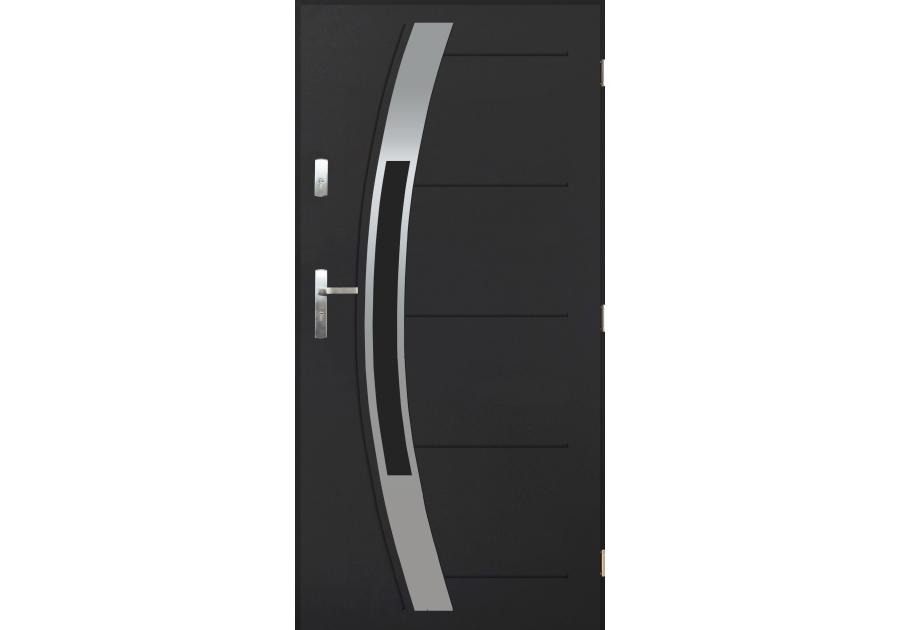 Drzwi zewnętrzne hydra antracyt 90p komplet ENTRYLINE