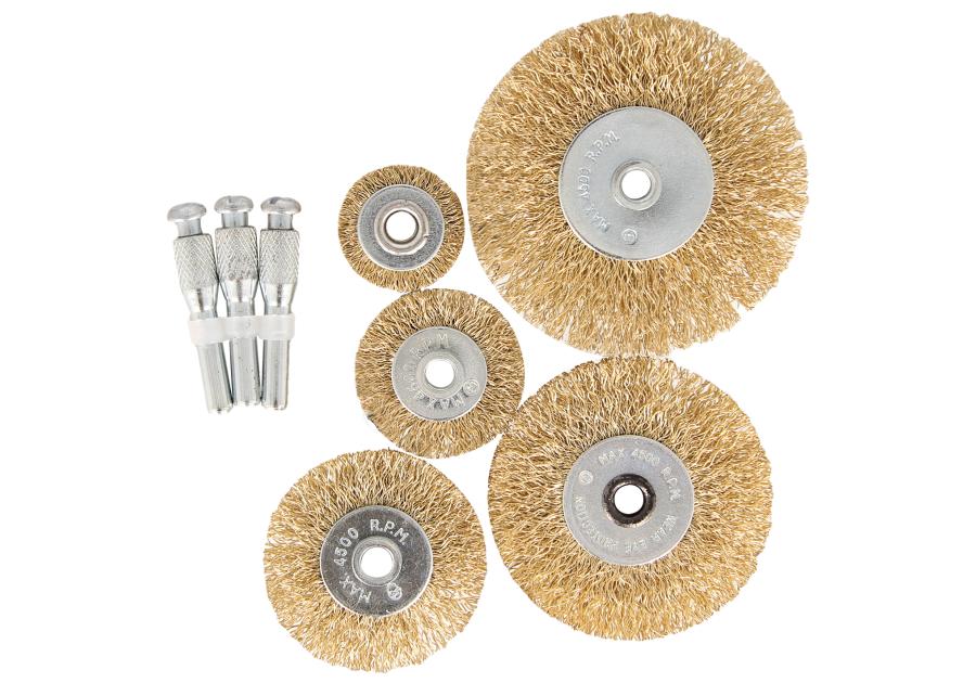 Zdjęcie: Zestaw szczotek drucianych imbusowych - blister - 5 szt. HOME TOOLS