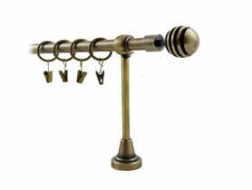 Karnisz Hefajstos Plus 16 mm - 160 cm modern złoto KARWEL