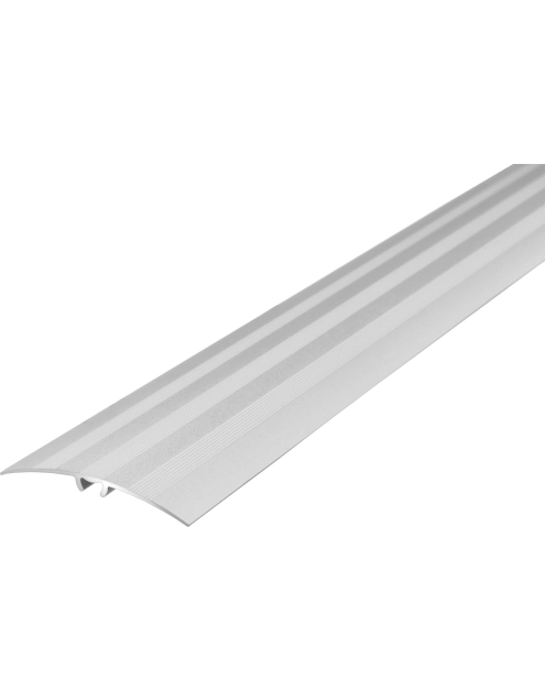 Zdjęcie: Listwa ochronna aluminiowa wcisk z ryflem 47 mm 0,83 m srebrny CEZAR