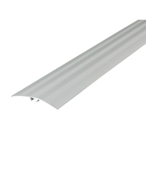 Zdjęcie: Listwa ochronna aluminiowa wcisk z ryflem 47 mm 0,83 m srebrny CEZAR