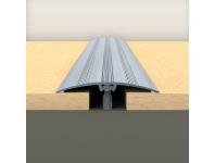 Zdjęcie: Listwa ochronna aluminiowa wcisk z ryflem 47 mm 0,83 m srebrny CEZAR