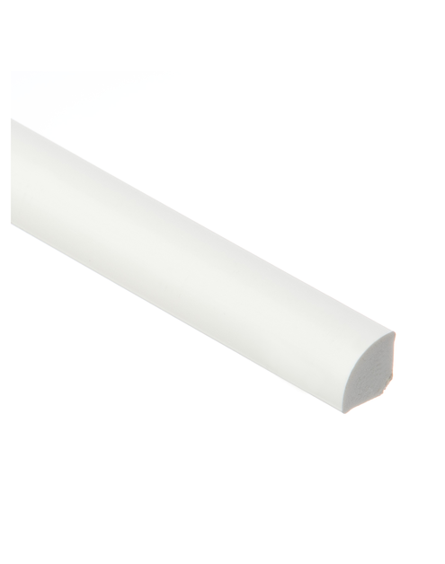 Zdjęcie: Kształtownik PVC ćwierćwałek 13 mm - 2,5 m biały CEZAR