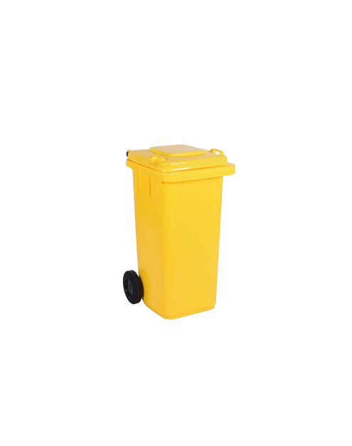 Zdjęcie: Pojemnik na odpady, śmieci żółty 120 L RIM KOWALCZYK