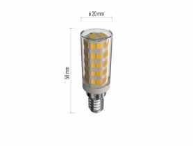 Żarówka LED do okapu Classic JC, E14, 4,5 W (40 W), 465 lm, neutralna biel EMOS