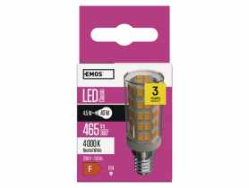 Żarówka LED do okapu Classic JC, E14, 4,5 W (40 W), 465 lm, neutralna biel EMOS
