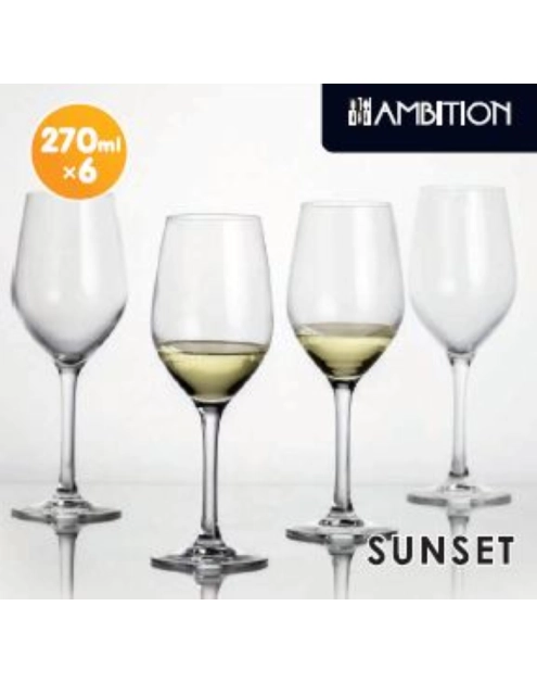 Zdjęcie: Komplet 6 kieliszków do wina Sunset 270 ml AMBITION