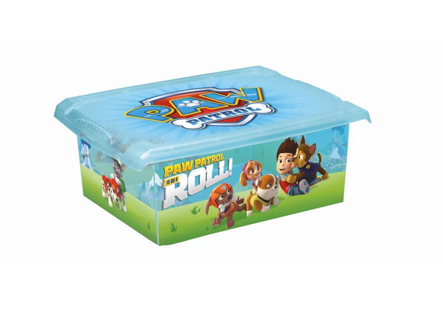 Zdjęcie: Pojemnik Deco-box filip 10 L paw patrol zmrożony niebieski transparentny KEEEPER