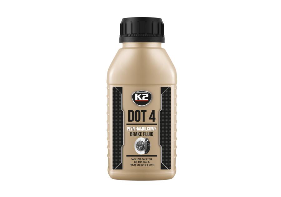 Zdjęcie: Płyn hamulcowy DOT 4 250 ml K2