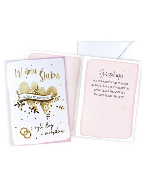 Zdjęcie: Karnet DKP-068 Ślub KUKARTKA