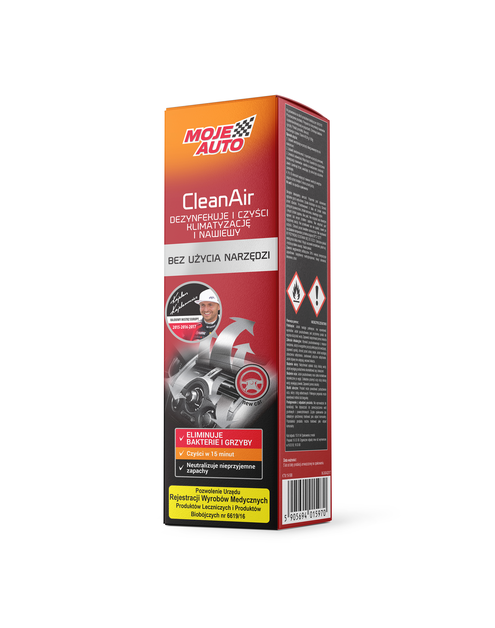 Zdjęcie: Preparat do odświeżania klimatyzacji i nawiewów Clean Air New Car 150 ml MOJE AUTO