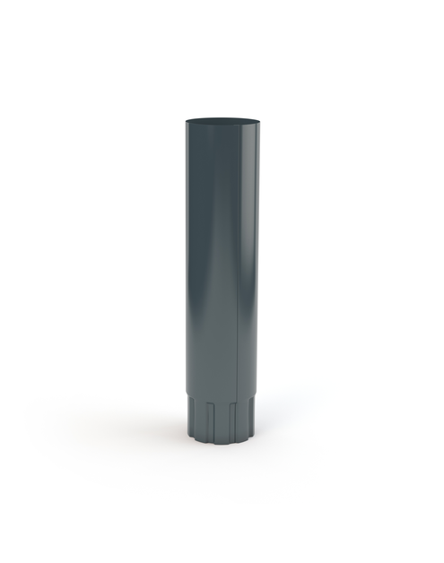 Zdjęcie: Rura spustowa 87 mm - 1 m StalGam grafit GAMRAT