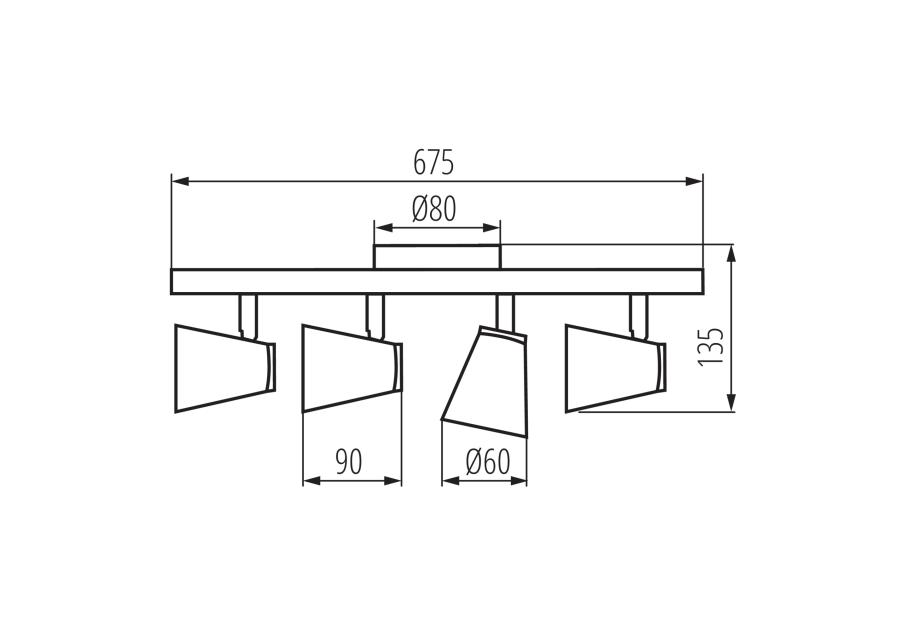 Zdjęcie: Oprawa halogenowa Enali EL-4I B KANLUX