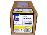 Zdjęcie: Wkręt fosfatowany do drewna 3,5x55 mm - 500 szt. SILA