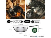 Zdjęcie: Wok 28 cm FF z powłoką ceramiczną FISKARS
