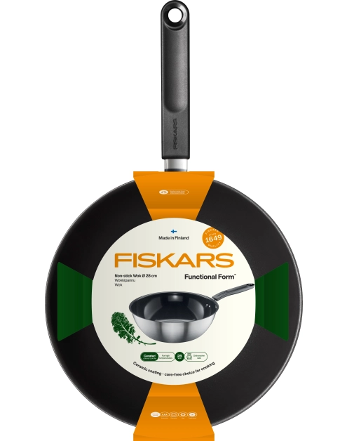 Zdjęcie: Wok 28 cm FF z powłoką ceramiczną FISKARS